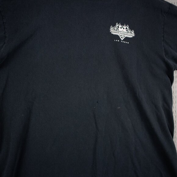 Harley Davidson Las Vegas Cafe Faded Worn Vintage Tee - Picture 5 of 8
